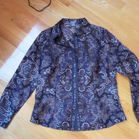 NEW Ann Taylor Silk Button-Down Suit Blouse - Picture 7 of 8